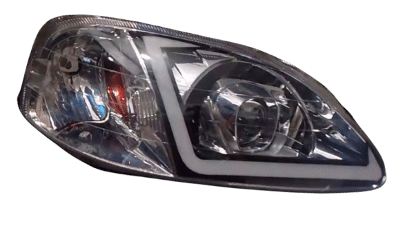 Honda Civic 1996-2000 Custom Square Shape Headlight with C Shape Day Time Running Light - Image 2