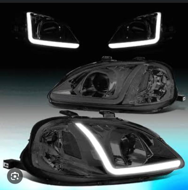 Honda Civic 1996-2000 Custom L Shape Day Time Running Light
