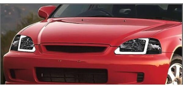 Honda Civic 1996-2003 Custom C Shape Day Time Running Light - Image 2