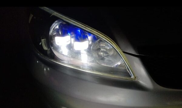 Honda Civic 2001-2005 Custom Square Shape Headlight - Image 2