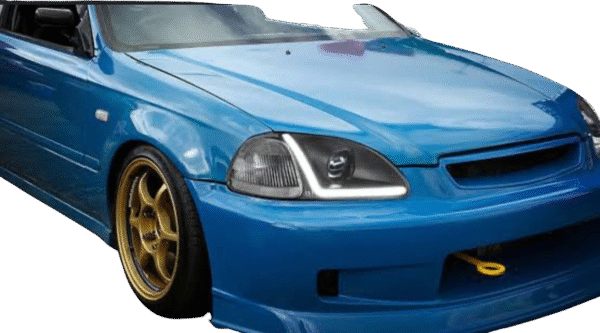 Honda Civic 1996-2000 Custom L Shape Day Time Running Light - Image 2