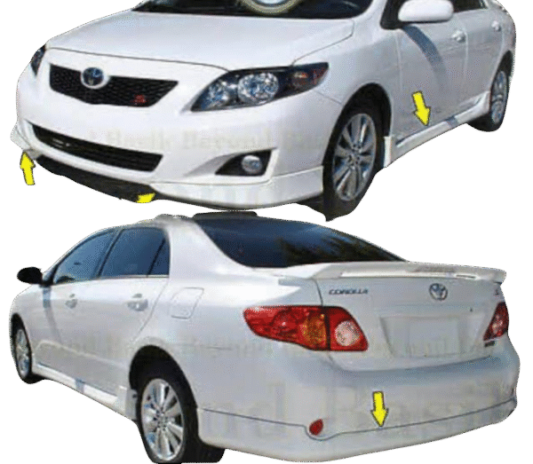 Toyota Corolla 2009-2010 Complete Body Kit