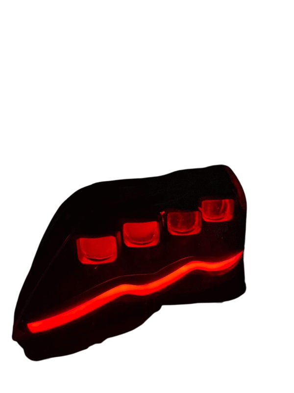 Toyota Markx 2005 Custom Tetra Square Shape Projector Headlight with RGB Day Time Running Light