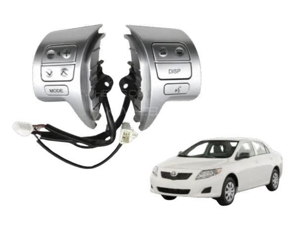 Toyota Corolla 2009-2014 Steering Multimedia Buttons with Spiral Cable (Complete Set)