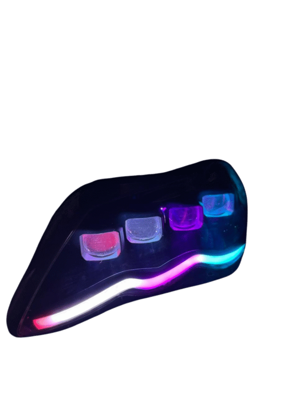 Toyota Markx 2005 Custom Tetra Square Shape Projector Headlight with RGB Day Time Running Light - Image 6