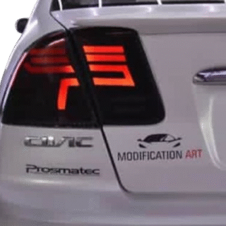 Honda Civic 2001-2005 Custom Lava Taillight