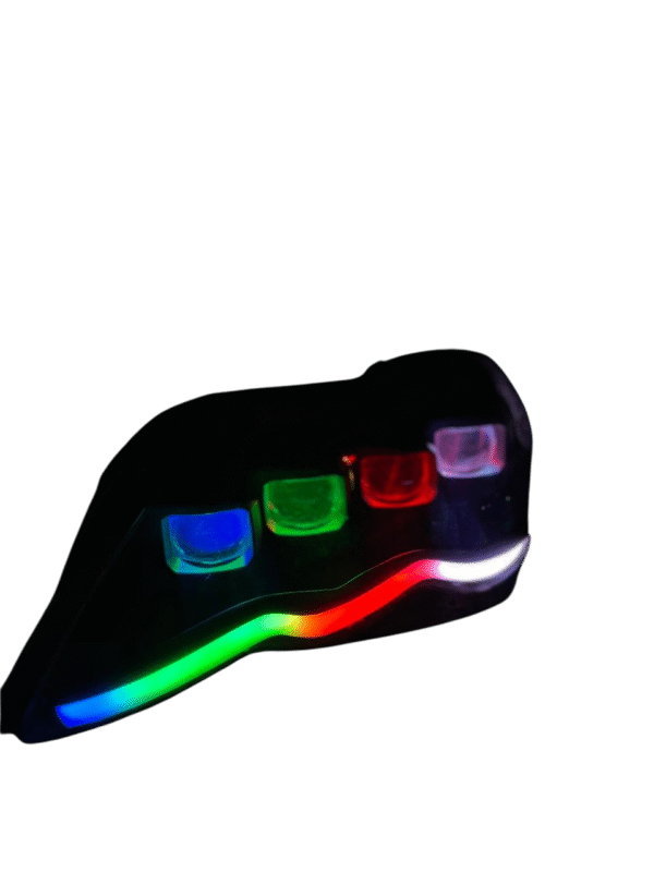 Toyota Markx 2005 Custom Tetra Square Shape Projector Headlight with RGB Day Time Running Light - Image 7